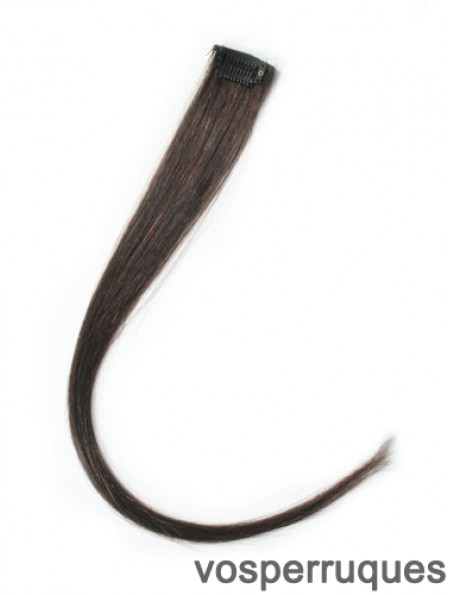 Agrafe droite moderne de cheveux de Remy de Brown dans des prolongements de cheveux