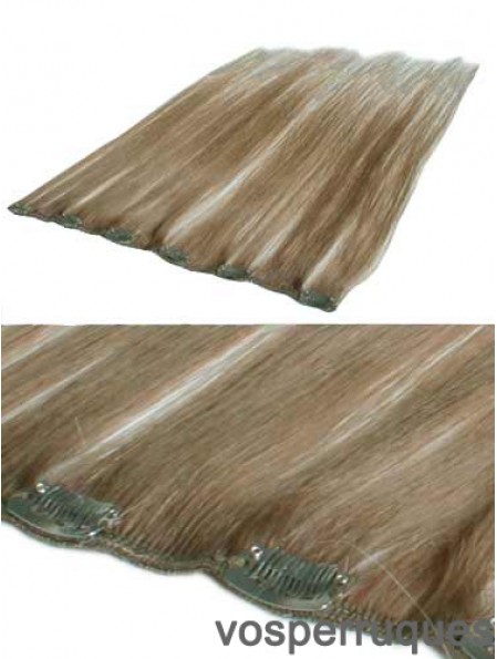 Perfect Blonde Straight Remy Hair Clip dans les extensions de cheveux