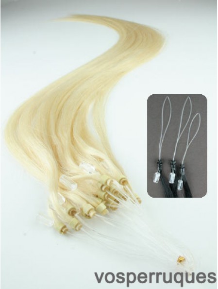 Perfect Blonde Straight Micro Loop Ring Hair Extensions