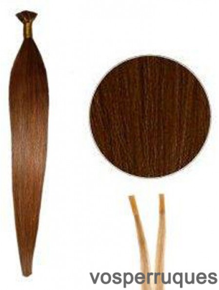 Auburn Straight Stick / I Tip Hair Extensions