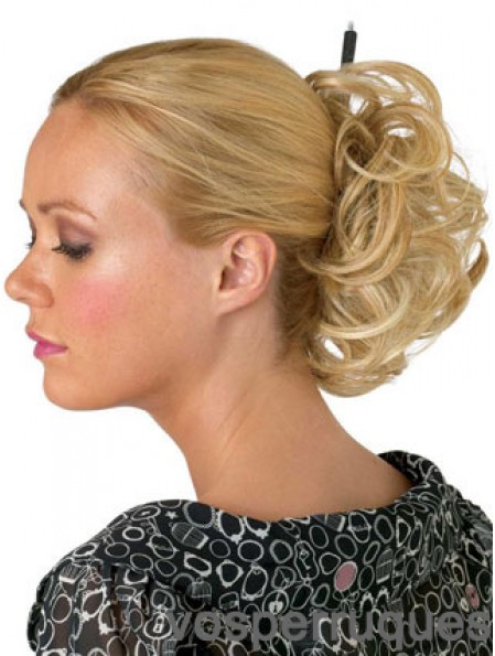 Postiche de chignon blonde