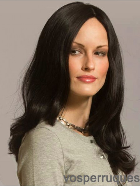 Wavy Wig With Capless Layered Cut Long Length Black Color