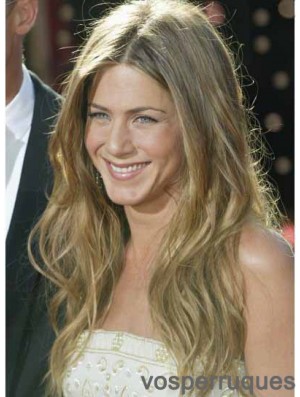 Jennifer Aniston Perruques Remy Human Lace Front Blonde Couleur Longue Longueur