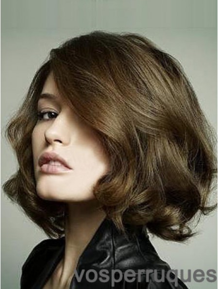 Bob perruques de cheveux humains avec dentelle avant menton longueur Bobs Cut