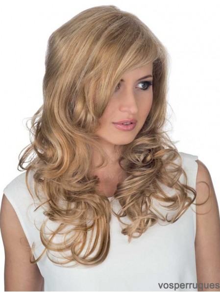 Remy Human Curly With Bangs Monofilament Hair Topper Cheveux humains UK