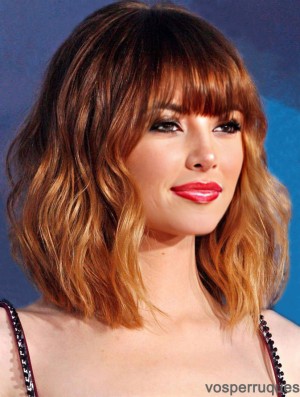 Perruque Emma Stone 100% cheveux humains vierges européens attachés à la main