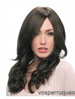 Curly Wigs Human Hair With Monofilament Black Color Layered Cut