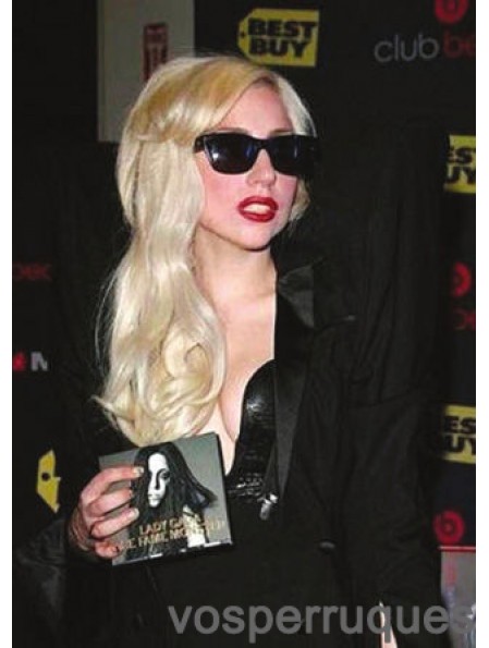 20 pouces pas cher longues ondulées couches Lady Gaga perruques