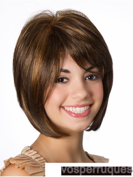 Coiffures droites avant de dentelle de 10 pouces Brown Bob