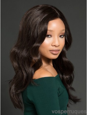 African American Wigs With Remy Human Full Lace Wavy Style