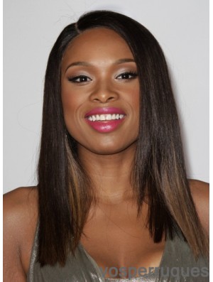 Jennifer Hudson Perruques Indian Remy Full Lace Longueur d'épaule Couleur marron