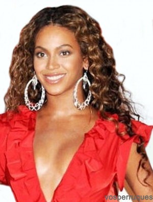 Longues perruques bouclées afro-américaines sans frange capless 20 pouces de haute qualité perruques Beyonce