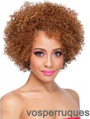 Afro-américain Afro Perruques Longueur Chin Style Kinky Coupe en couches