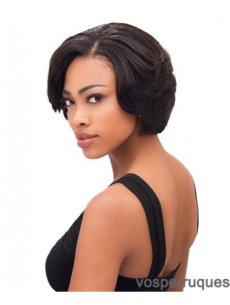 Straight Indian Remy Short Capless Black Womans Hair Store en ligne