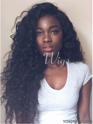 No-Fuss 22 pouces de long perruques crépues pour les femmes noires