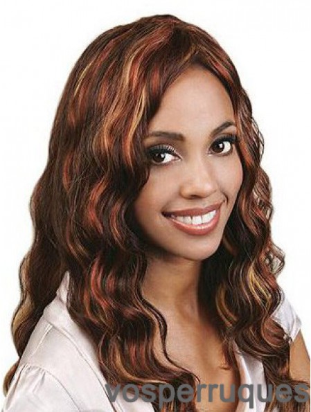 Long Auburn sans frange Wavy Best Full Lace Wigs