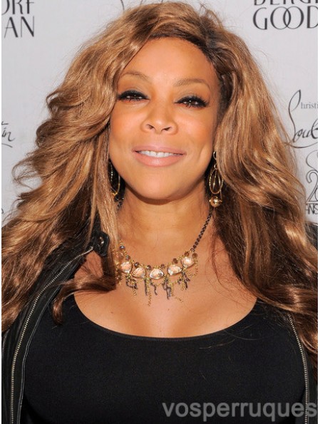 Wendy Williams Perruque Remy Human Lace Front Wavy Style Layered Cut