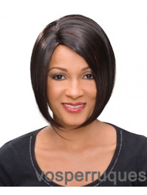 Perruques afro-américaines de longueur de menton Auburn Straight Bobs de haute qualité