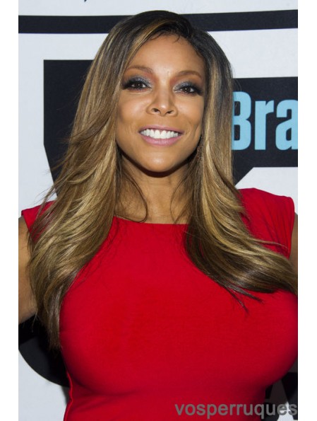 Layered Straight Blonde 22 pouces pas cher Wendy Williams perruques