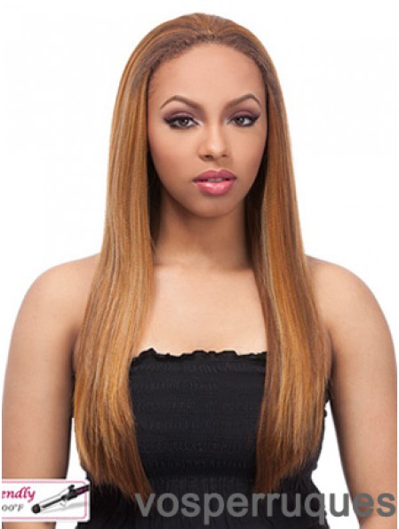 22 pouces Blonde Lace Front Wigs pour les femmes noires