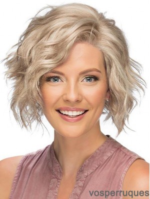 Lace Front Short Blonde Curly Perruques Classiques Abordables Pour Femmes