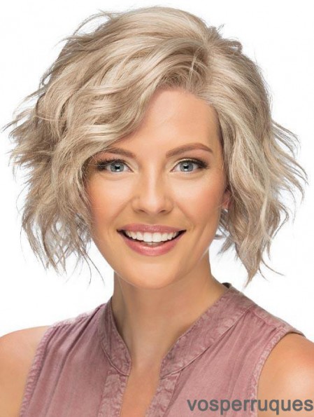 Lace Front Short Blonde Curly Perruques Classiques Abordables Pour Femmes