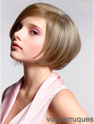 Lace Front Chin Longueur Straight Blonde Best Bob Perruques