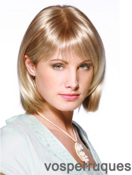 Lace Front Chin Longueur Straight Blonde Fabulous Bob Perruques