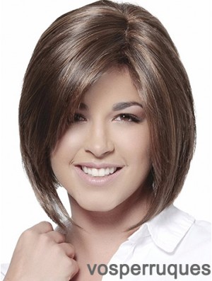 Bobs Brown Straight Chin Length 10  inchPerruques moyennes de haute qualité