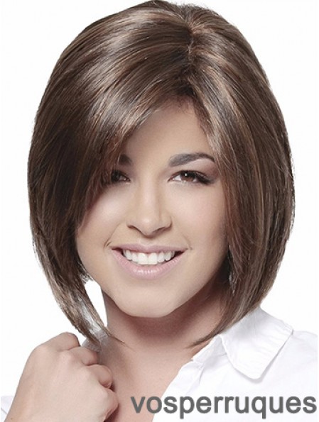 Bobs Brown Straight Chin Length 10  inchPerruques moyennes de haute qualité