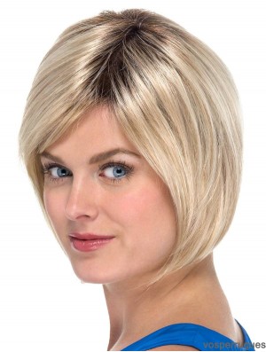 Blonde Bobs Straight Capless 8 pouces Vente de cheveux synthétiques