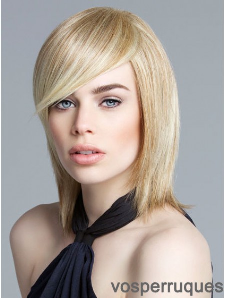 Lace Front Chin Longueur Straight Blonde New Bob Perruques