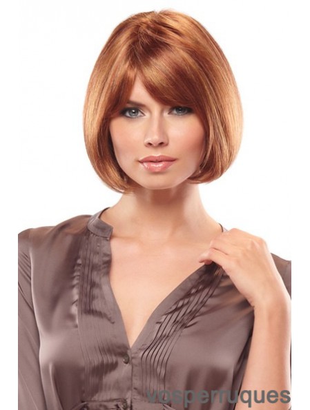 Perruques Perfect Bob Monofilament Auburn Perfect Bob