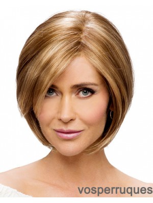 Monofilament Straight Chin Length Synthetic Buy Blonde Bob Wig