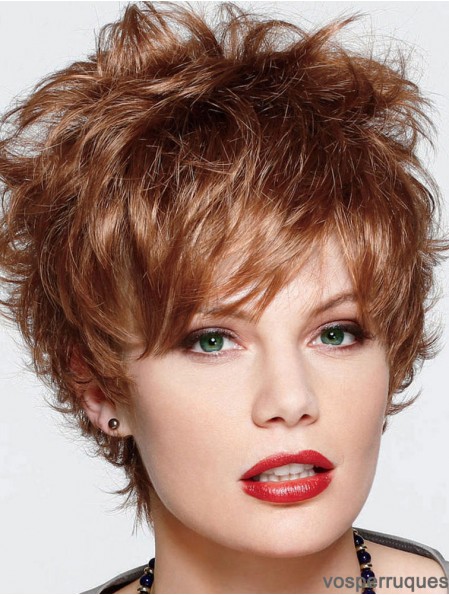 Magasin de perruques UK Cropped Color Auburn Color with Capless Boycuts