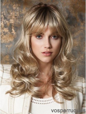 Perruque Dame Classique Monofilament Blonde 16 pouces