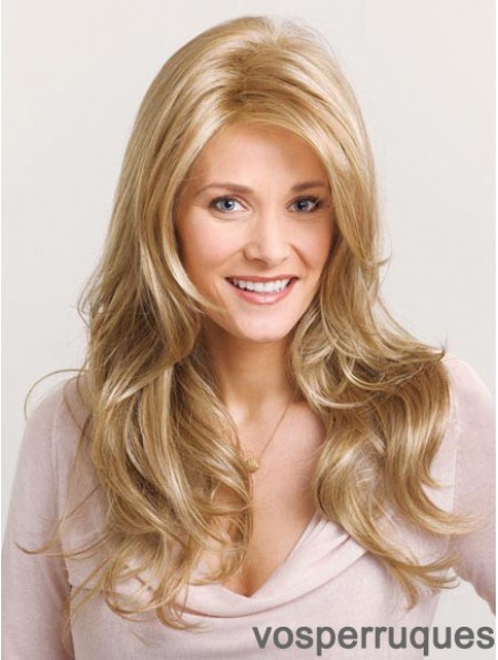 Incroyable Blonde Ondulée Layered Capless Longues Perruques