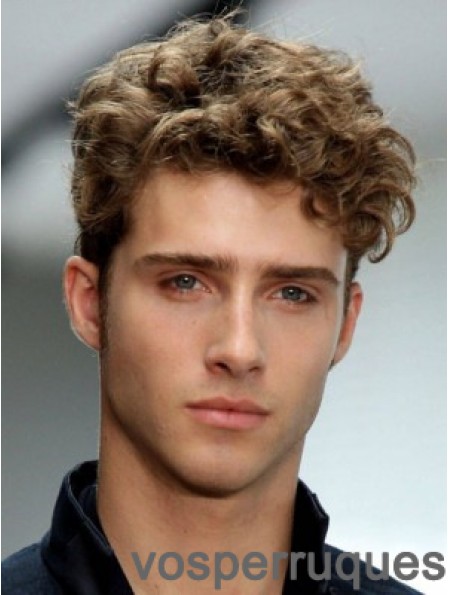 Fashion Blonde Synthetic Wavy Capless Short Boycuts Buy Men Wigs Online