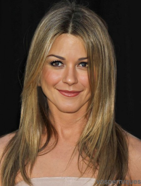 Jennifer Aniston Perruques Longue Longueur Style Lisse Couleur Blonde