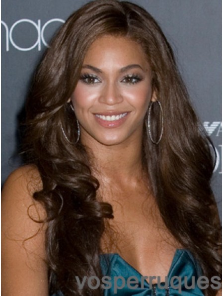 Perruques Beyonce Longues Ondulées Sans Frange Avant De Lacet 24 Pouces