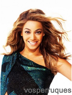 Perruques Beyonce Longues Ondulées Sans Frange Avant De Lacet 18 Pouces