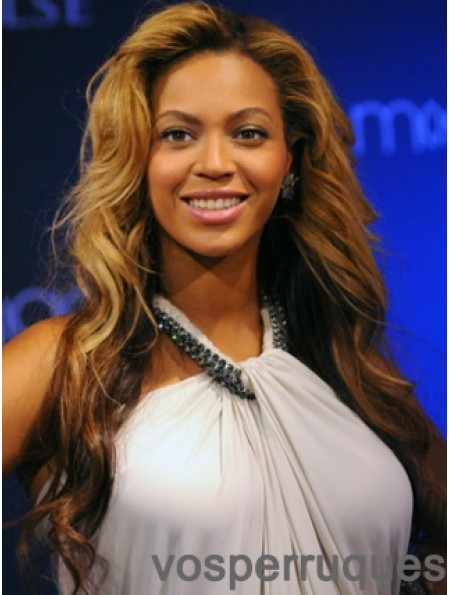 Perruques Beyonce Longues Ondulées Sans Frange Avant De Lacet 24 Pouces
