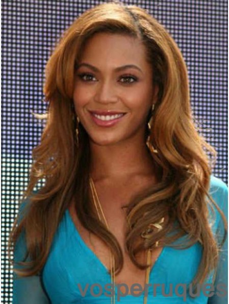 Perruques Beyonce Longues Ondulées Sans Frange Pleine Dentelle 20 Pouces