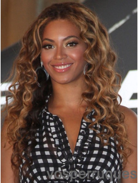Perruques Beyonce longues et bouclées en dentelle pleine de 20 pouces