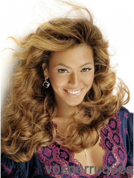 Perruques Beyonce Longues Ondulées Sans Frange Avant De Lacet 16 Pouces Beyonce