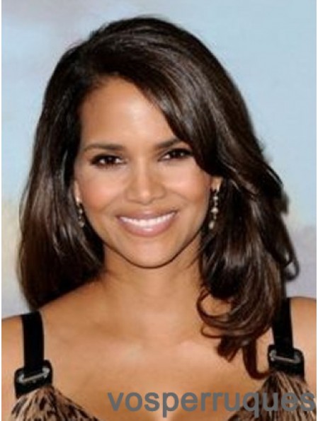 Lace Front Wavy Layered Long Exquisite 16 pouces Halle Berry Perruques