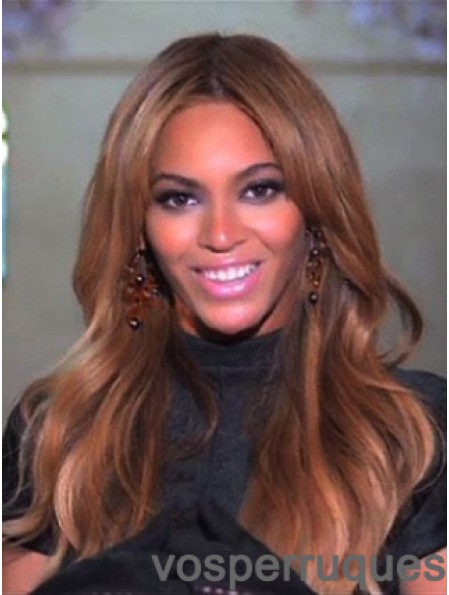 Perruques Beyonce Longues Ondulées Sans Frange Avant De Lacet 18 Pouces