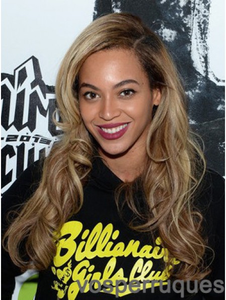 Perruques Beyonce Longues Ondulées Sans Frange Avant De Lacet 20 Pouces