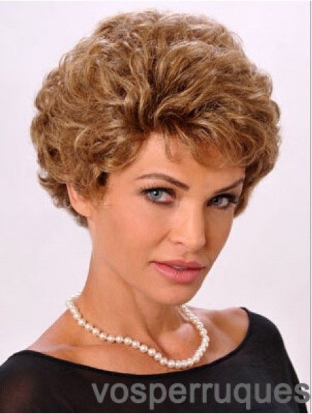 Mesdames perruque style ondulé courte longueur coupe classique